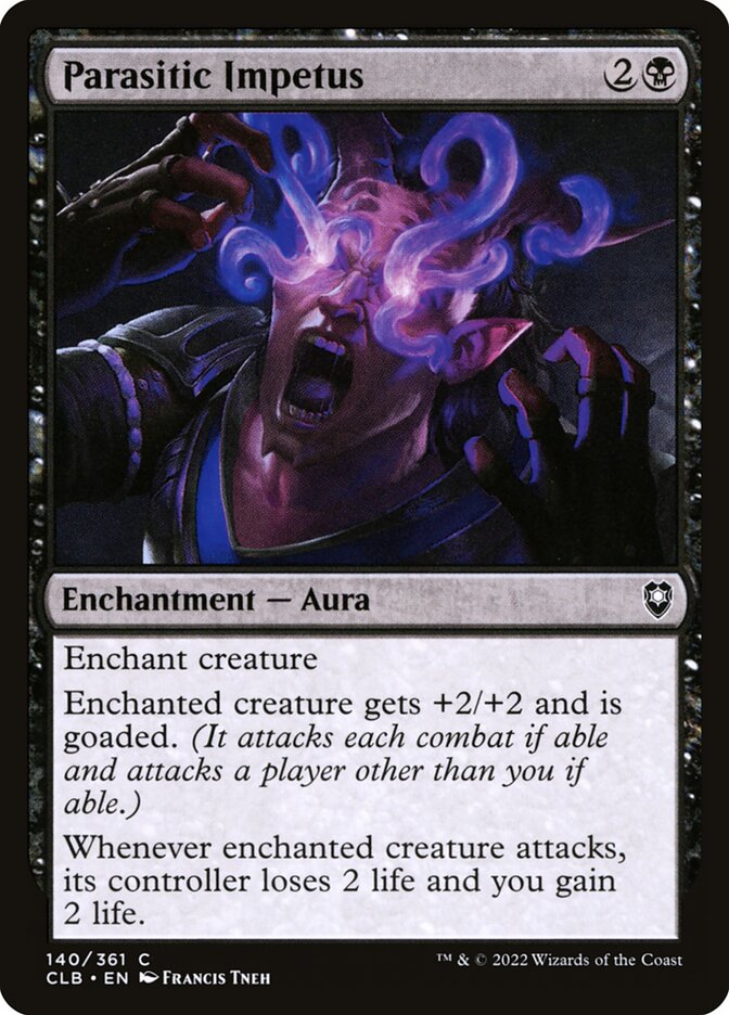 Parasitic Impetus card front