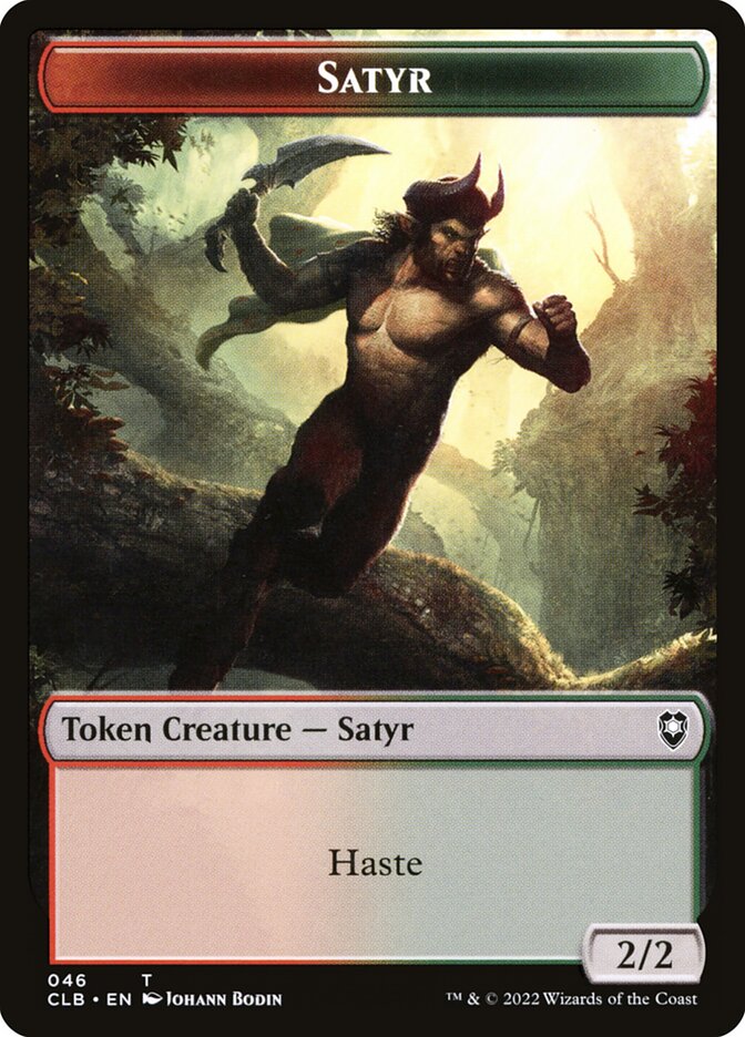 Satyr card front
