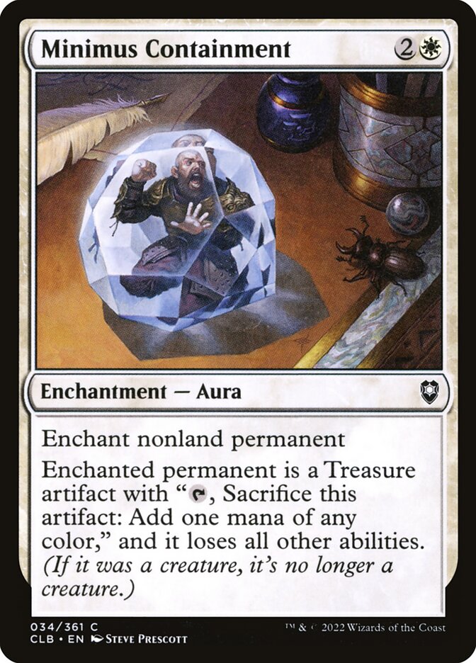 Minimus Containment card front