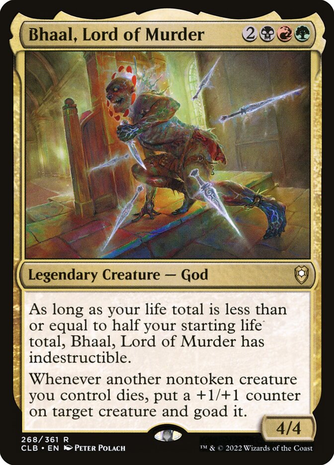 Bhaal, Lord of Murder card front