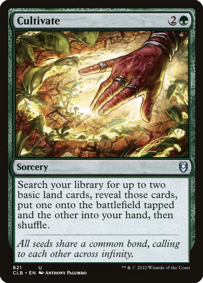 Cultivate card front