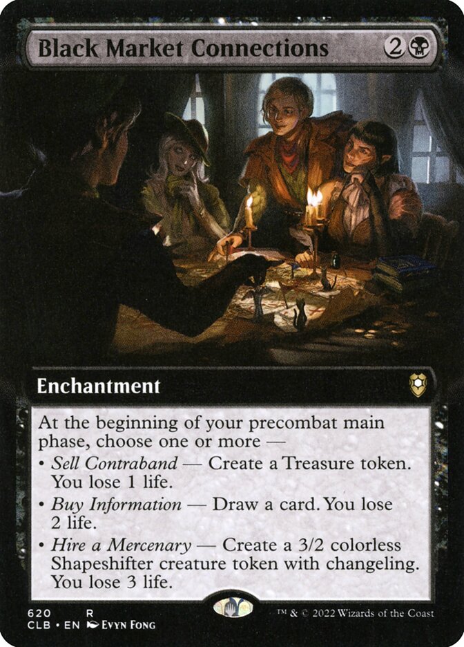 Black Market Connections card front
