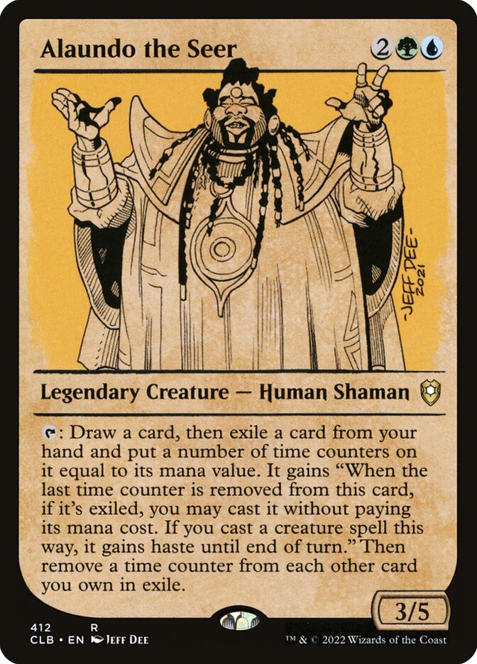 Alaundo the Seer card front