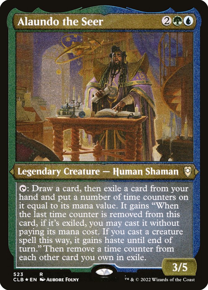 Alaundo the Seer card front