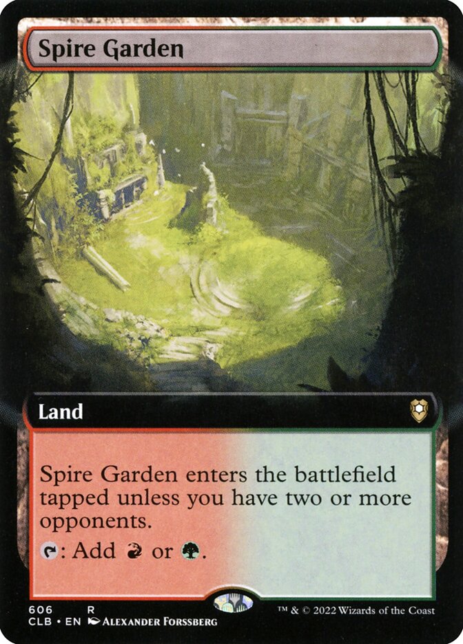 Spire Garden card front