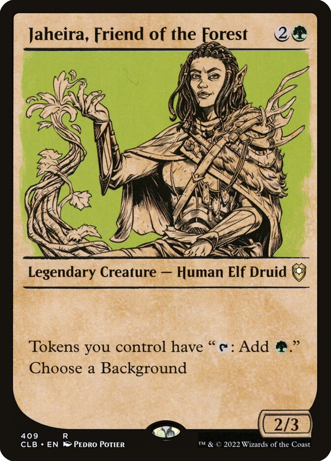 Jaheira, Friend of the Forest card front