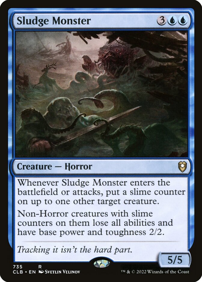 Sludge Monster card front