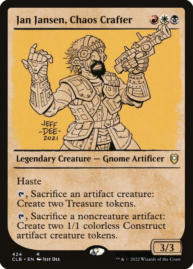 Jan Jansen, Chaos Crafter card front