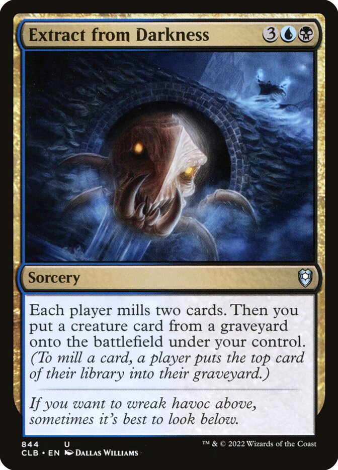 Extract from Darkness card front