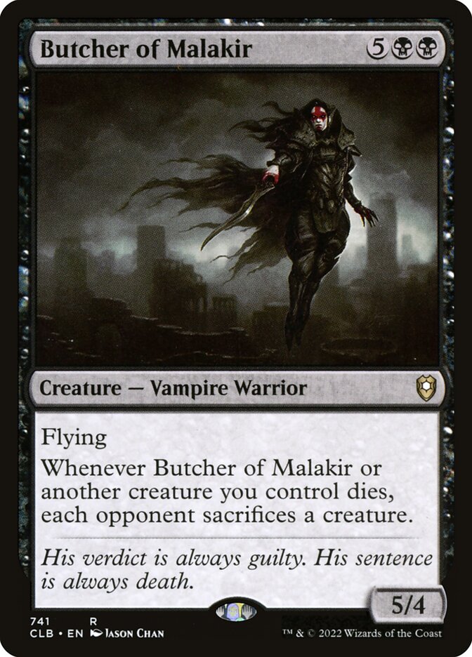 Butcher of Malakir card front