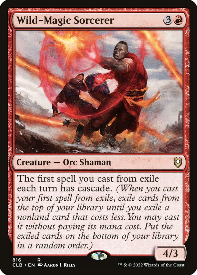Wild-Magic Sorcerer card front