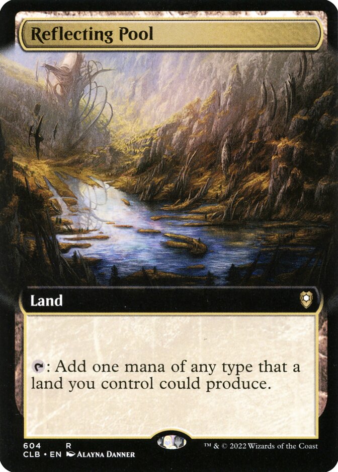 Reflecting Pool card front