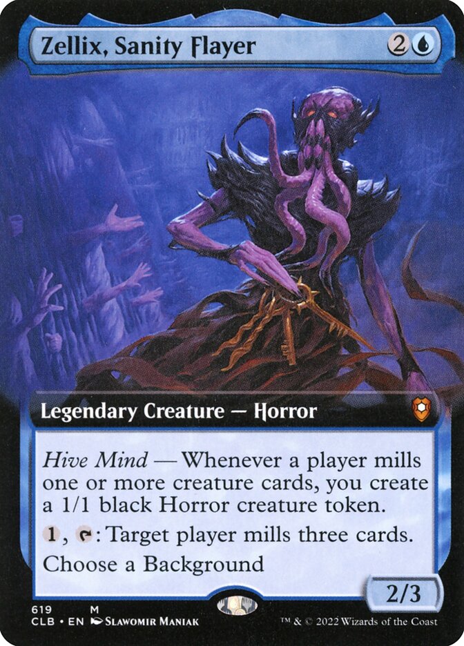 Zellix, Sanity Flayer card front