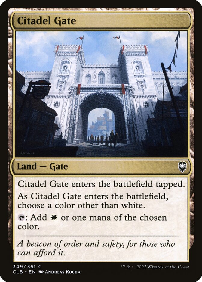 Citadel Gate card front