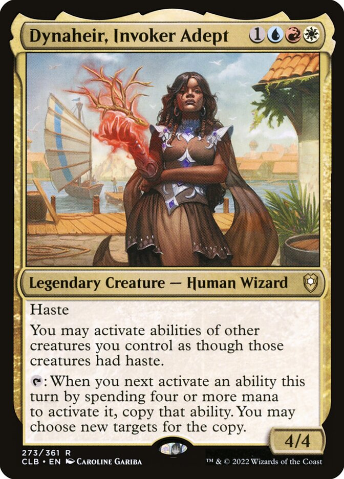 Dynaheir, Invoker Adept card front