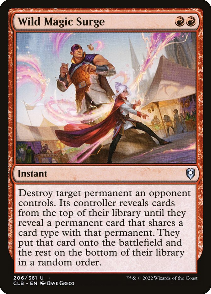 Wild Magic Surge card front