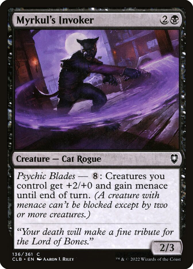 Myrkul's Invoker card front