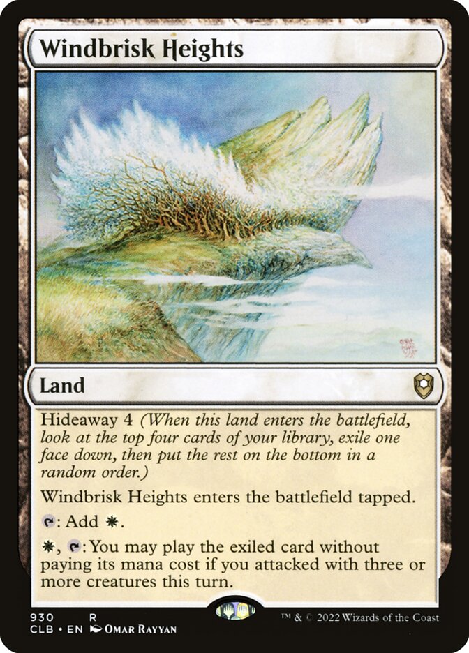 Windbrisk Heights card front