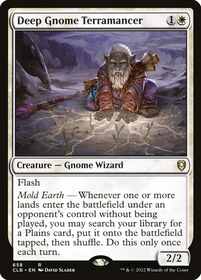 Deep Gnome Terramancer card front