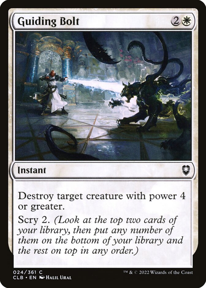 Guiding Bolt card front