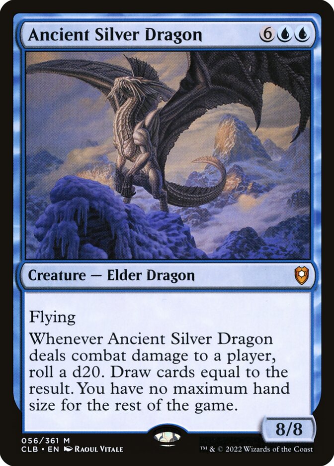 Ancient Silver Dragon card front