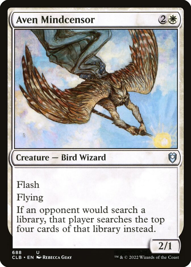Aven Mindcensor card front