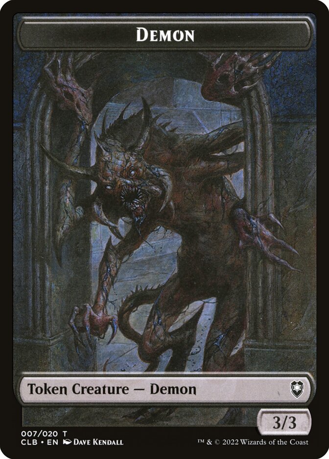 Demon card front