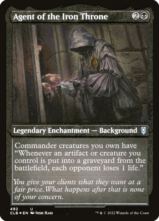 Agent of the Iron Throne card front