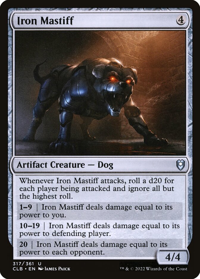 Iron Mastiff card front