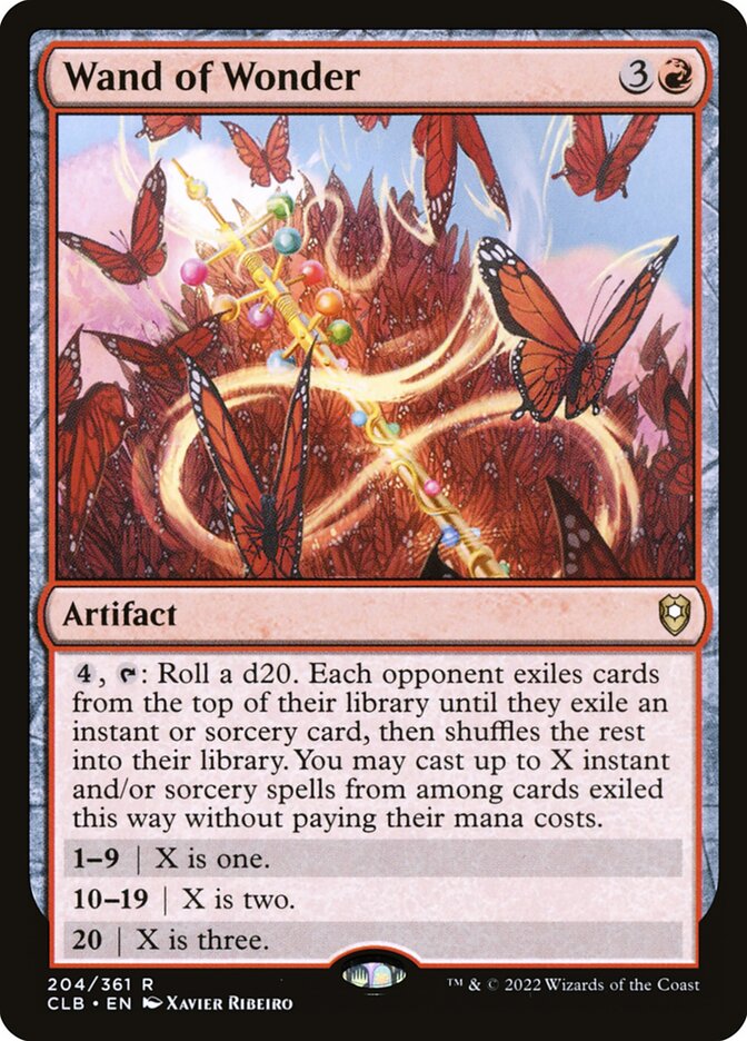 Wand of Wonder card front