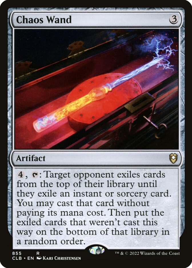 Chaos Wand card front