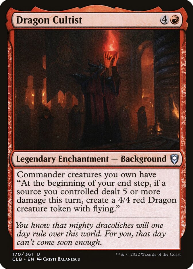 Dragon Cultist card front