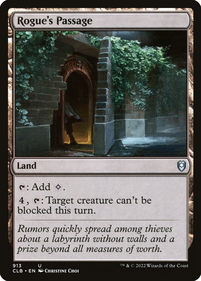 Rogue's Passage card front