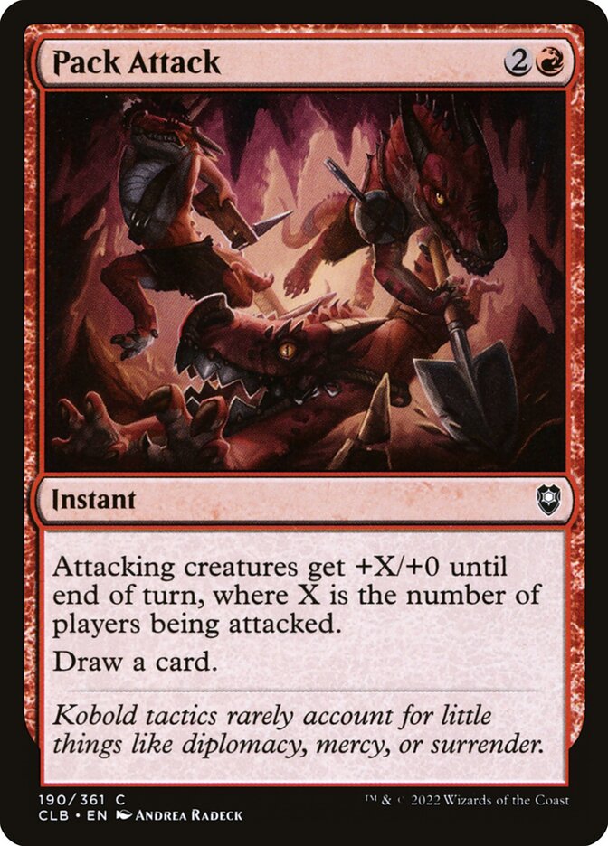 Pack Attack card front