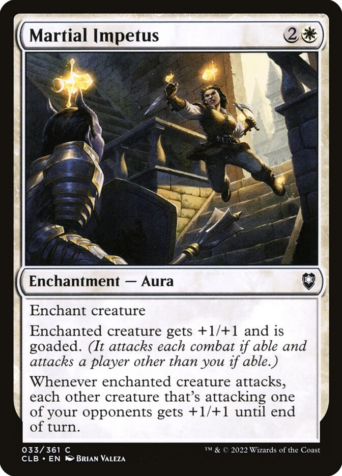 Martial Impetus card front