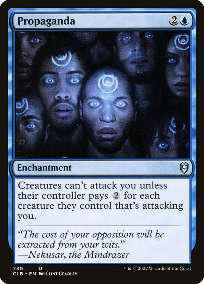 Propaganda card front