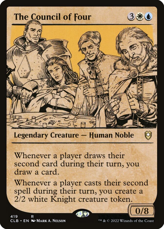 The Council of Four card front