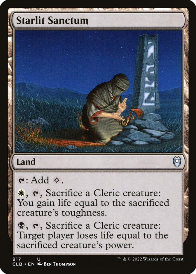 Starlit Sanctum card front