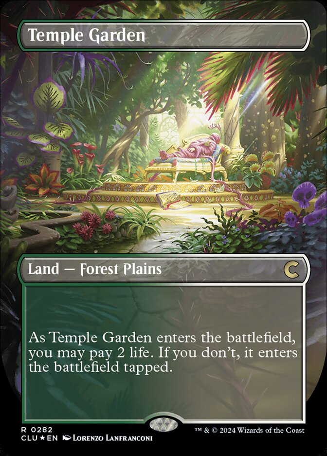 Temple Garden card front