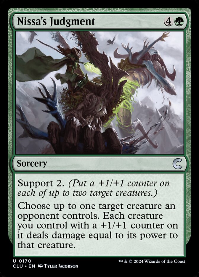 Nissa's Judgment card front