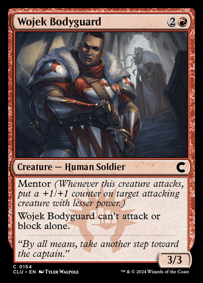 Wojek Bodyguard card front
