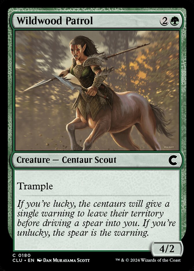 Wildwood Patrol card front
