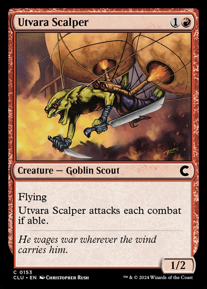 Utvara Scalper card front