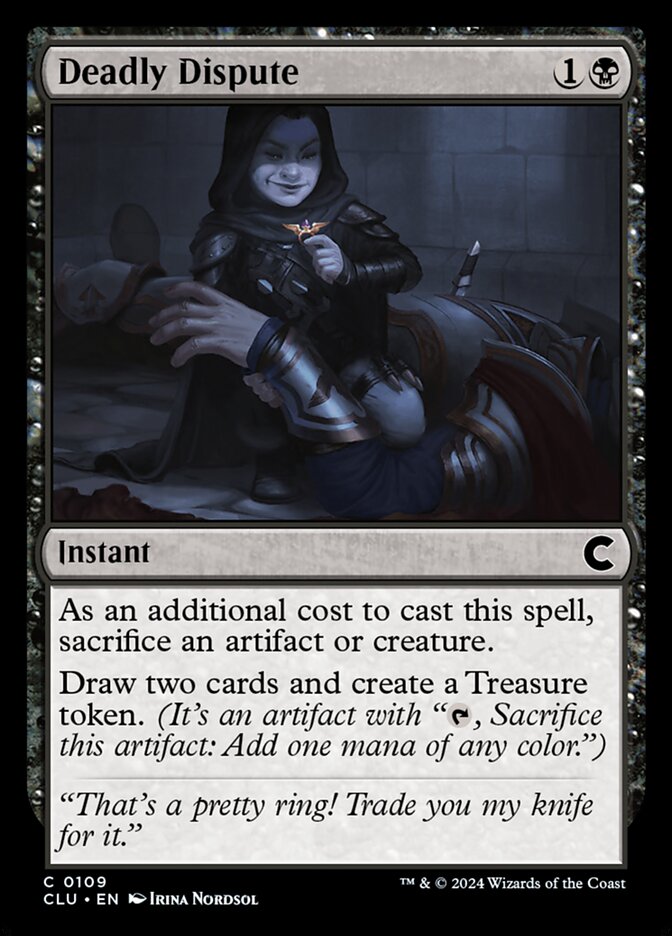 Deadly Dispute card front