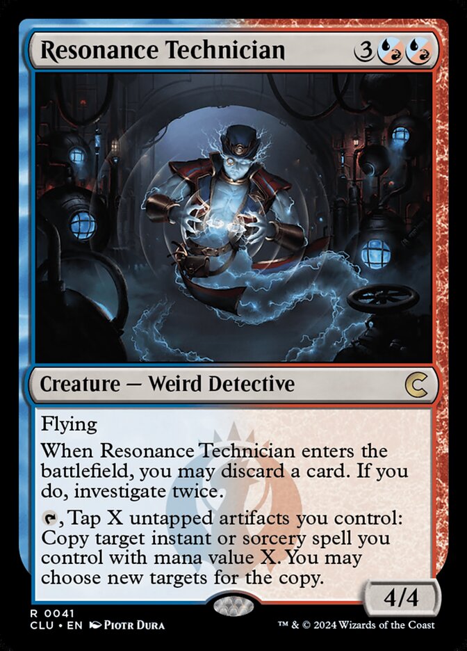Resonance Technician card front