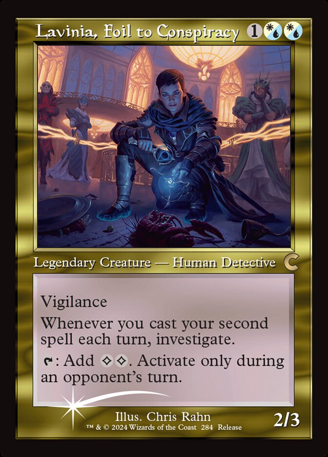 Lavinia, Foil to Conspiracy card front