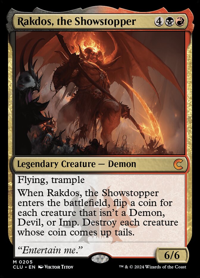 Rakdos, the Showstopper card front