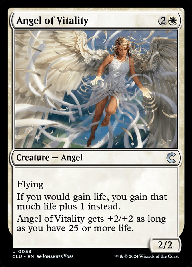 Angel of Vitality card front
