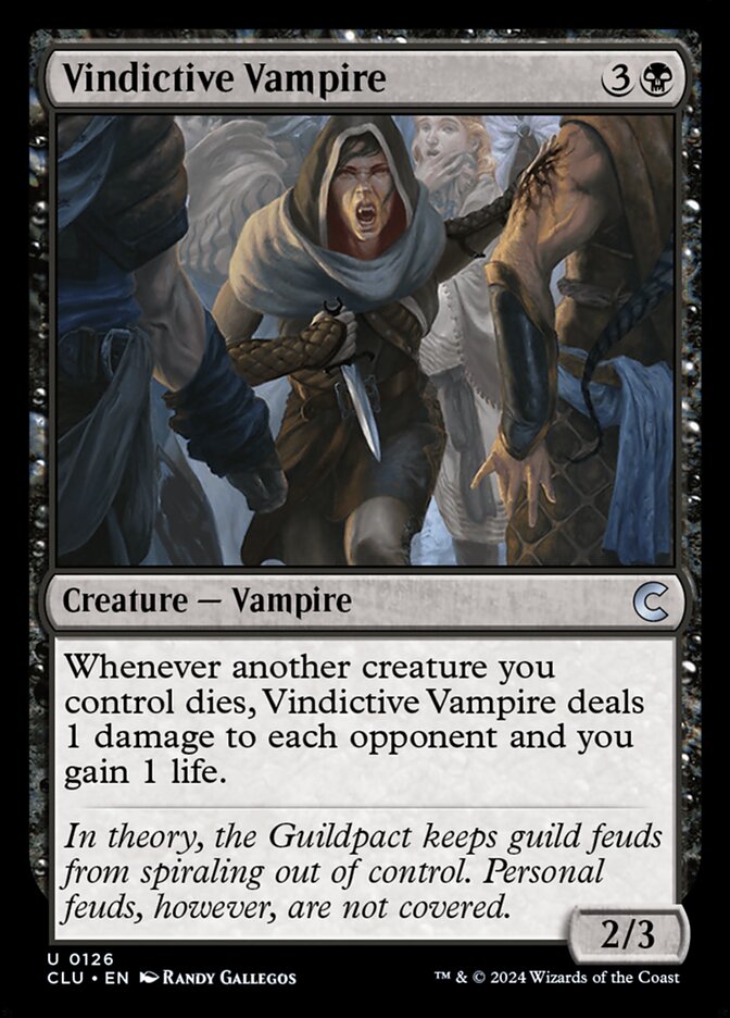 Vindictive Vampire card front