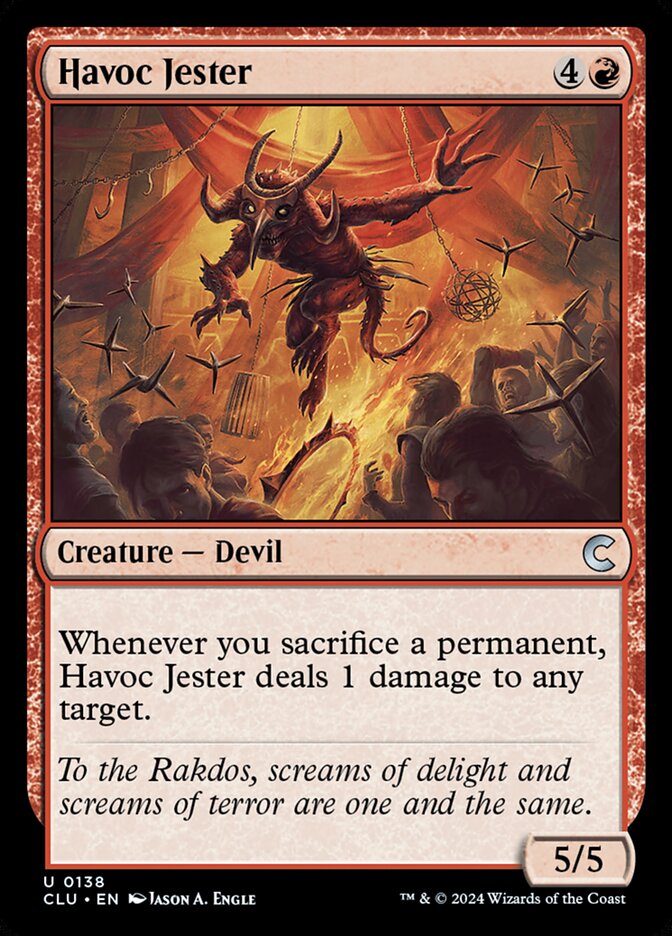 Havoc Jester card front